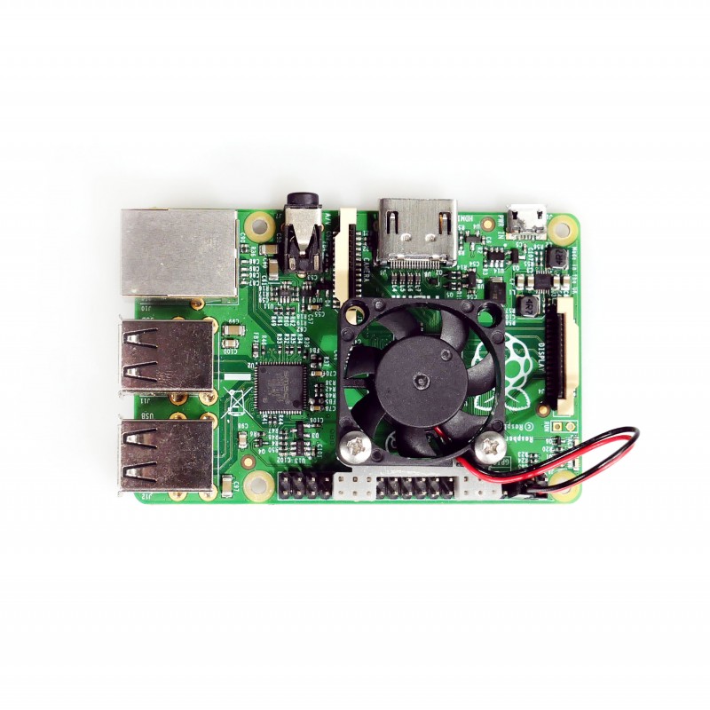 Raspberry Pi GPIO Pin Fan Bracket (all models)