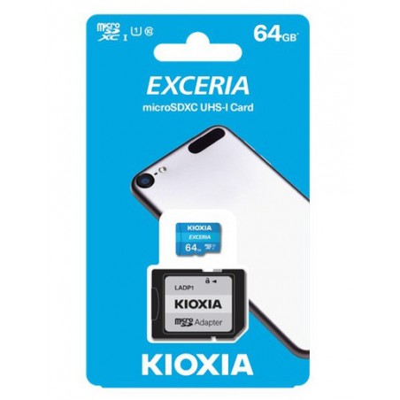 Exceria Kioxia microSDHC-I Card 64 GB