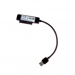 2.5" SATA to USB Adapter with Cable for SSD and Hard Drive USB 3.0 SATA III Black