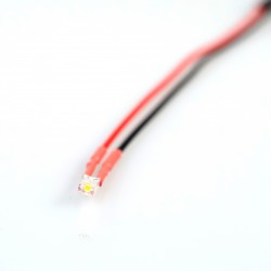 Clear LED with 10cm dupont...
